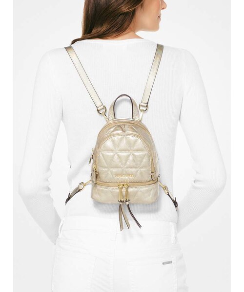 michael kors rhea quilted backpack