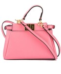 FENDI | Fendi Pink Leather Micro Peekaboo Bag (New with Tags)(手提包)