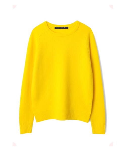 MAISON DE REEFUR(メゾンドリーファー)の「カシミヤラグランPO(トップス・レディース・Pink/Black/Blue/Yellow/Mid Gray・38)」の4枚目の写真