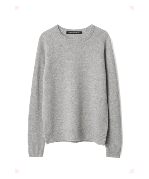 MAISON DE REEFUR(メゾンドリーファー)の「カシミヤラグランPO(トップス・レディース・Pink/Black/Blue/Yellow/Mid Gray・38)」の2枚目の写真