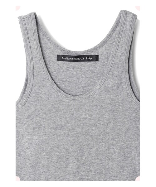 MAISON DE REEFUR(メゾンドリーファー)の「サーキュラータンクトップ(トップス・レディース・Black/Gray/White・38)」の13枚目の写真