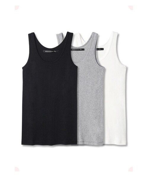 MAISON DE REEFUR(メゾンドリーファー)の「サーキュラータンクトップ(トップス・レディース・Black/Gray/White・38)」の16枚目の写真