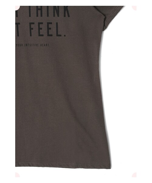 MAISON DE REEFUR（メゾンドリーファー）の「メッセージプリントTシャツ（トップス・レディース・Khaki/Gray/White・38）」の14枚目の写真