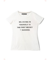 MAISON DE REEFUR | メッセージプリントTシャツ(トップス)