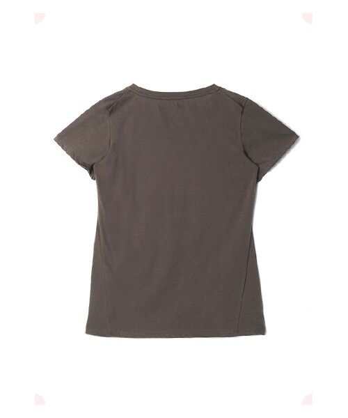 MAISON DE REEFUR（メゾンドリーファー）の「メッセージプリントTシャツ（トップス・レディース・Khaki/Gray/White・38）」の10枚目の写真