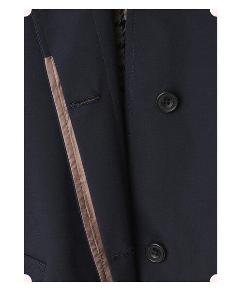 MAISON DE REEFUR（メゾンドリーファー）の「ステンカラーラグランコート（ジャケット/アウター・レディース・Beige/Navy・36/38）」の11枚目の写真