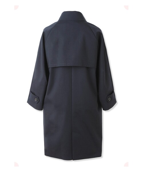 MAISON DE REEFUR（メゾンドリーファー）の「ステンカラーラグランコート（ジャケット/アウター・レディース・Beige/Navy・36/38）」の6枚目の写真