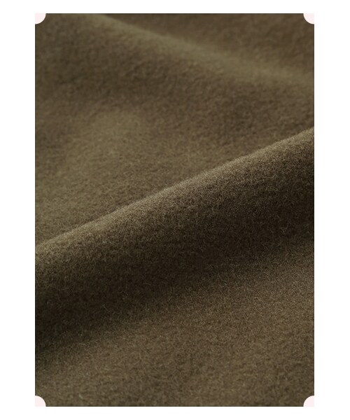 MAISON DE REEFUR（メゾンドリーファー）の「メルトンコクーン ダッフルコート（ジャケット/アウター・レディース・Khaki/Light Gray・36/38）」の13枚目の写真