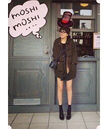 MAISON DE REEFUR | メルトンコクーン ダッフルコート(ジャケット/アウター)