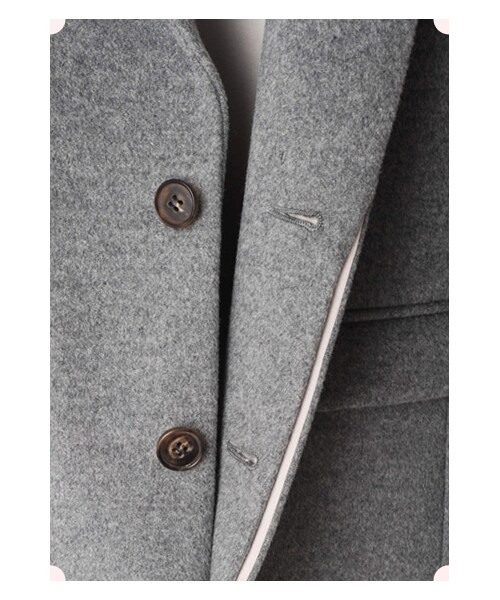 MAISON DE REEFUR(メゾンドリーファー)の「ウールカシミヤチェスターコート(ジャケット/アウター・レディース・Navy/Gray・36/38)」の5枚目の写真