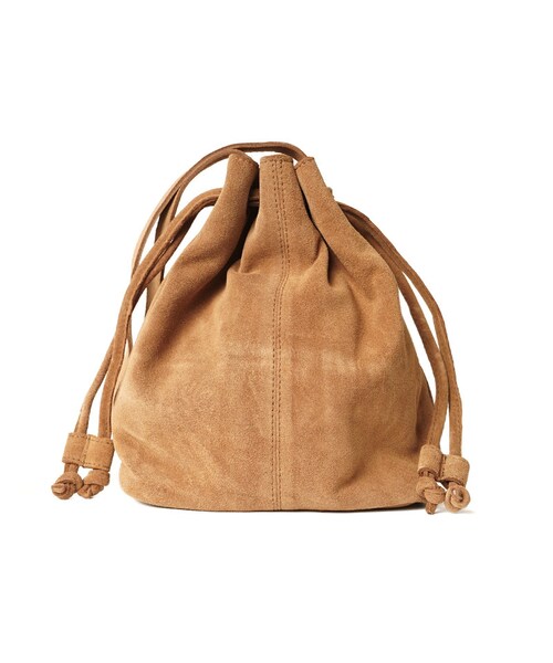 flower(フラワー)の「suede craft bag ~スエードクラフトバッグ(ショルダーバッグ・レディース・ブラウン・ONESIZE)」の1枚目の写真
