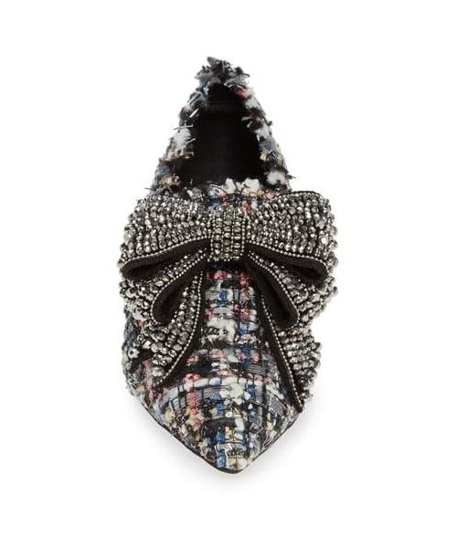 valenti embellished bow loafer