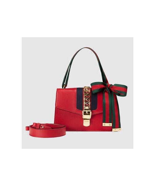 希少　Gucci グッチ　バックパック GUCCI（グッチ）の「17-18AW☆GUCCI☆シルヴィ レザー ショルダー