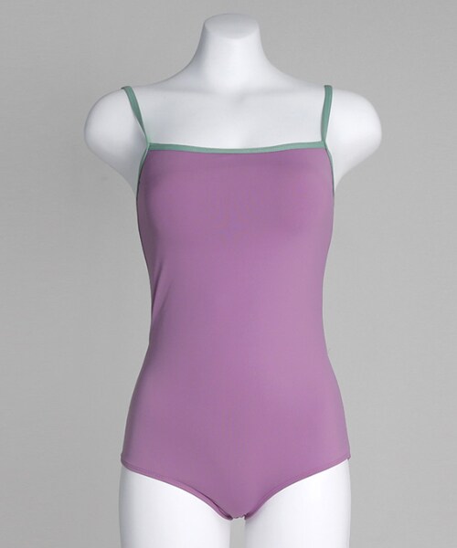 DHOLIC（ディーホリック）の「配色バックオープンモノキニ（水着・レディース・ブルー/ブラウン/パープル・FREE）」の3枚目の写真