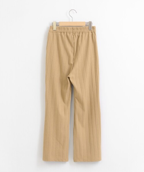 MAJESTIC LEGON（マジェスティックレゴン）の「【amelier】前ポケリブパンツ（パンツ・レディース・ベージュ/ブラウン/D/グレー・Free）」の4枚目の写真