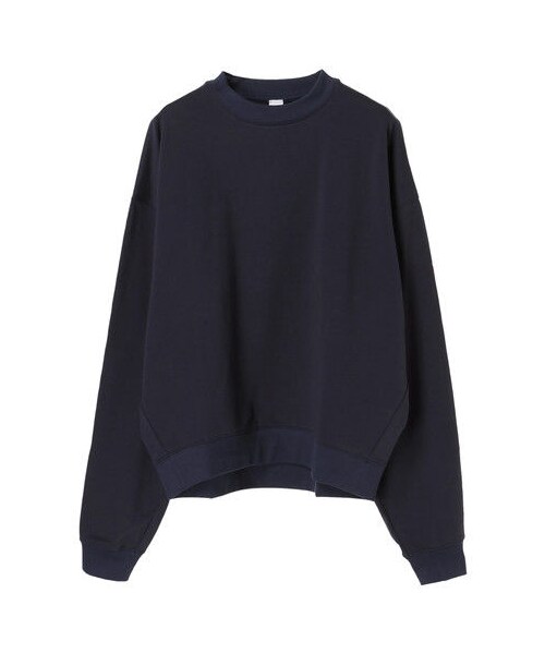 GARAGE OF GOOD CLOTHING（ガレージオブグッドクロージング）の「KAU 袖ボリュームミニ裏毛トップ（トップス・グレー/ブラック/ネイビー・F）」の9枚目の写真