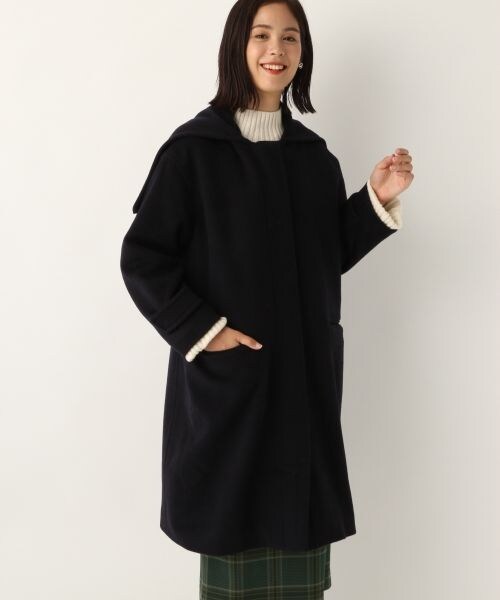 A part by（アパートバイ）の「casheepフードロングコート（）」 - WEAR