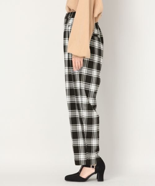 LOWRYS FARM(ローリーズファーム)の「ムジ/チェックペグトップパンツ(パンツ・オフチェック/ブラックチェック/ブラウンチェック)」の5枚目の写真