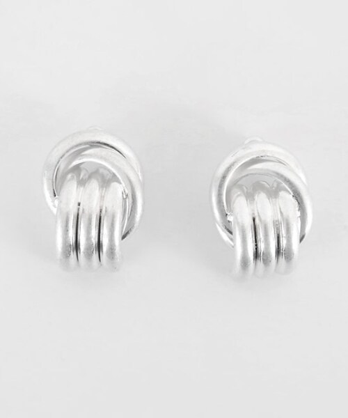 DHOLIC（ディーホリック）の「ボールドツイストリングピアス（ピアス（両耳用）・レディース・ゴールド/シルバー・FREE）」の2枚目の写真