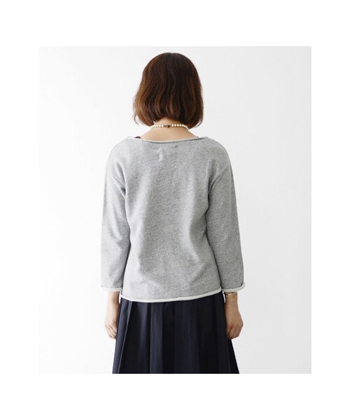 URBAN RESEARCH DOORS（アーバンリサーチドアーズ）の「FORK&amp;SPOON ドロップショルダースウェット（トップス・レディース・Off White/Sky Blue/Top Gray/Indigo・one）」の8枚目の写真