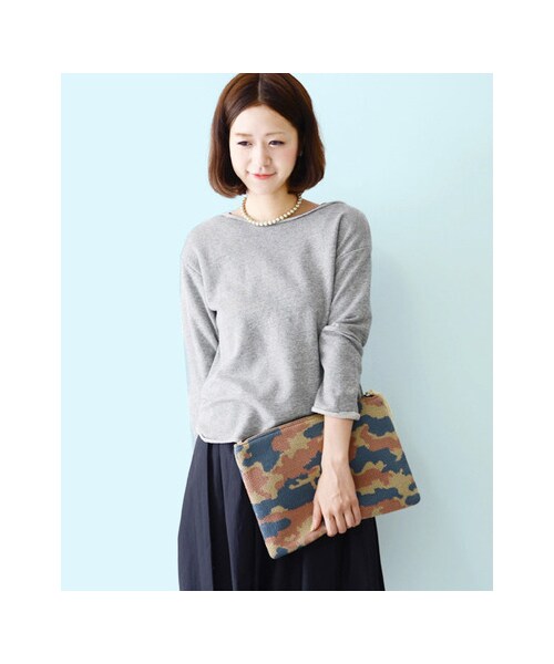 URBAN RESEARCH DOORS（アーバンリサーチドアーズ）の「FORK&amp;SPOON ドロップショルダースウェット（トップス・レディース・Off White/Sky Blue/Top Gray/Indigo・one）」の3枚目の写真