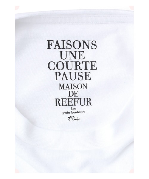 MAISON DE REEFUR（メゾンドリーファー）の「ロッカーティー（トップス・レディース・Black/White・38）」の8枚目の写真