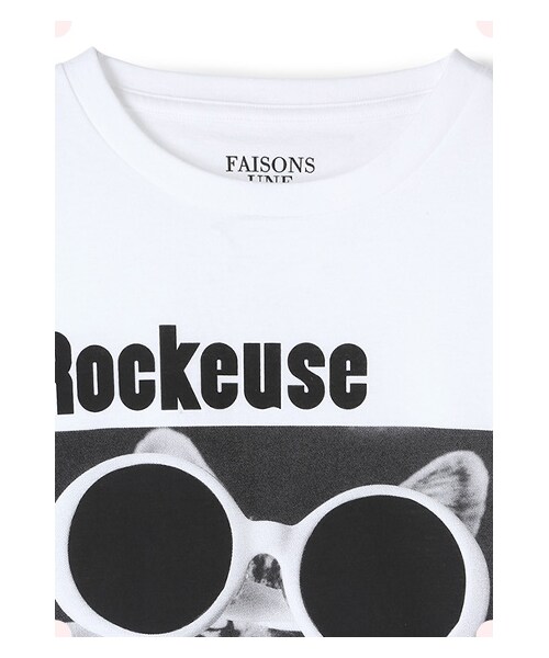 MAISON DE REEFUR（メゾンドリーファー）の「ロッカーティー（トップス・レディース・Black/White・38）」の4枚目の写真