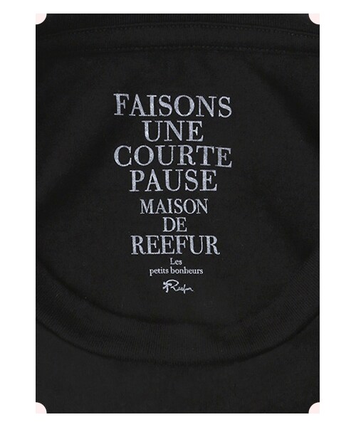 MAISON DE REEFUR（メゾンドリーファー）の「ロッカーティー（トップス・レディース・Black/White・38）」の17枚目の写真