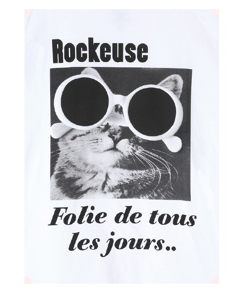 MAISON DE REEFUR（メゾンドリーファー）の「ロッカーティー（トップス・レディース・Black/White・38）」の6枚目の写真