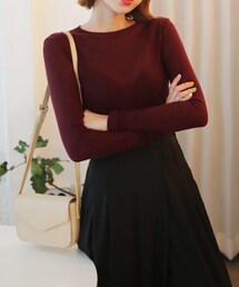 DHOLIC | スリムラウンドネックTシャツ(Tシャツ/カットソー)