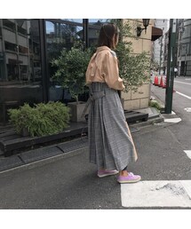 ADIRA | crazy pattern trench coat(トレンチコート)