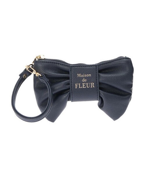 Maison de FLEUR - Maison de FLEUR canone メラニーのないしょリボンブラウス ビッグリボンミニウォレット(504452690) | メゾンドフルール