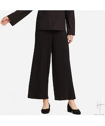 UNIQLO | リブワイドパンツ(その他パンツ)
