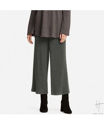 UNIQLO | リブワイドパンツ(その他パンツ)