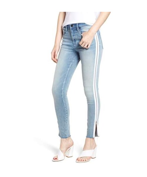 side zip skinny jeans