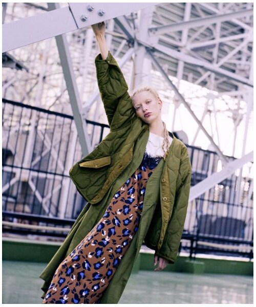 w closet（ダブルクローゼット）の「キルティングジャケット×ロング