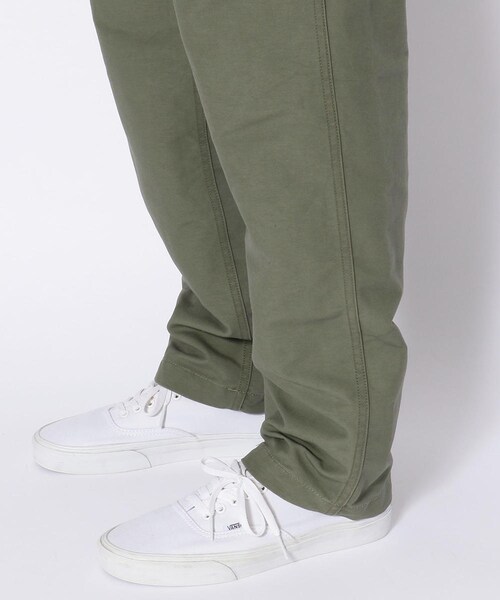 エンジニアドガーメンツDeck Pant Cotton Double Cloth Engineered Garments Deck Pant in Olive Cotton Double Cloth