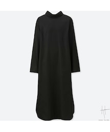 UNIQLO | モックネックワンピース（長袖）(ワンピース)
