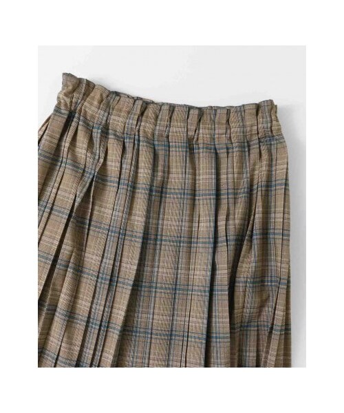 URBAN RESEARCH DOORS（アーバンリサーチドアーズ）の「【予約】チェックプリーツスカート（スカート・レディース・BROWN/GRAY・one）」の12枚目の写真