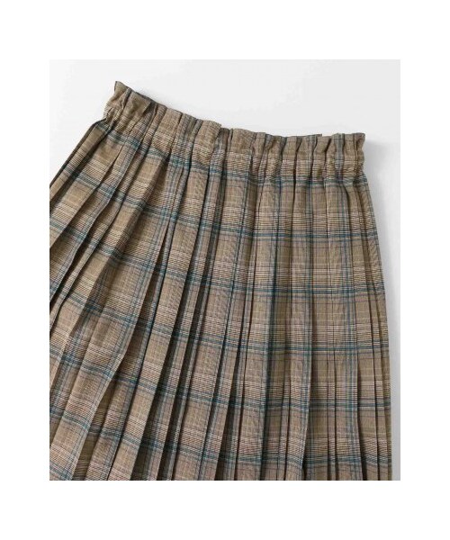 URBAN RESEARCH DOORS（アーバンリサーチドアーズ）の「【予約】チェックプリーツスカート（スカート・レディース・BROWN/GRAY・one）」の14枚目の写真