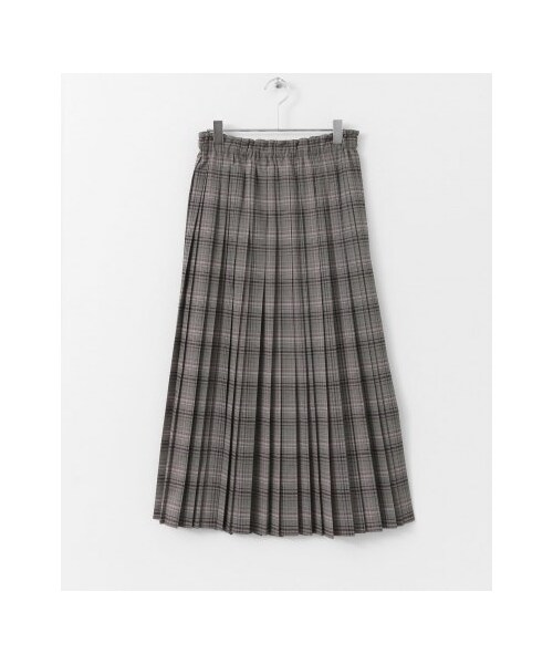 URBAN RESEARCH DOORS（アーバンリサーチドアーズ）の「【予約】チェックプリーツスカート（スカート・レディース・BROWN/GRAY・one）」の11枚目の写真
