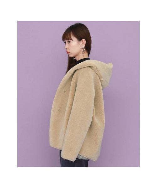 KBF ムートン フード コート KBF - KBF ムートンコートの通販 by hana's shop｜ケービーエフならラクマ