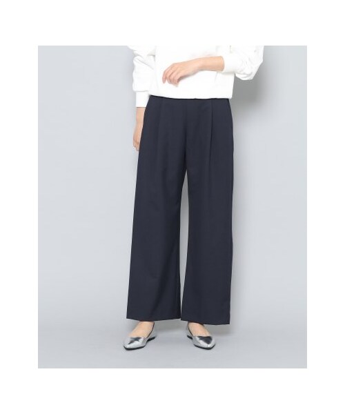 SENSE OF PLACE by URBAN RESEARCH（センスオブプレイスバイアーバンリサーチ）の「CARREMAN ワイドパンツ（パンツ・レディース・GRAY/BLACK/NAVY・34/36/38）」の3枚目の写真