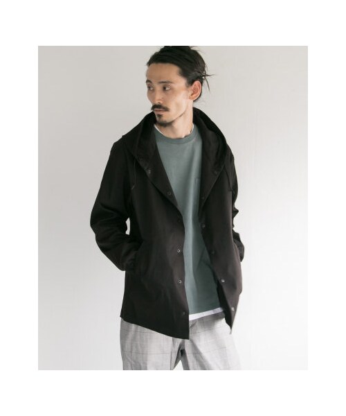 URBAN RESEARCH（アーバンリサーチ）の「フーディーコーチジャケット（ジャケット/アウター・メンズ・BEIGE/BLUE/NAVY/BLACK・M/L）」の11枚目の写真