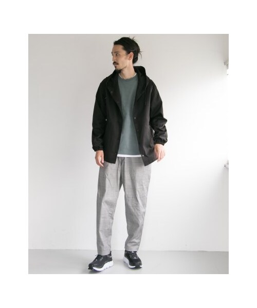 URBAN RESEARCH（アーバンリサーチ）の「フーディーコーチジャケット（ジャケット/アウター・メンズ・BEIGE/BLUE/NAVY/BLACK・M/L）」の8枚目の写真