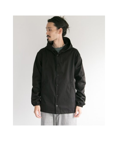 URBAN RESEARCH（アーバンリサーチ）の「フーディーコーチジャケット（ジャケット/アウター・メンズ・BEIGE/BLUE/NAVY/BLACK・M/L）」の12枚目の写真