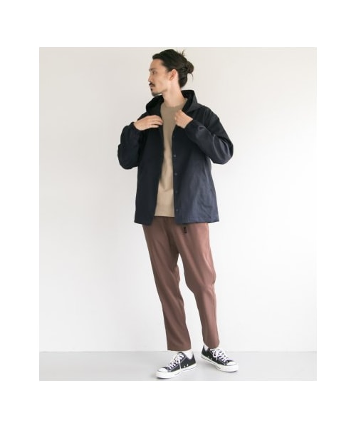 URBAN RESEARCH（アーバンリサーチ）の「フーディーコーチジャケット（ジャケット/アウター・メンズ・BEIGE/BLUE/NAVY/BLACK・M/L）」の7枚目の写真
