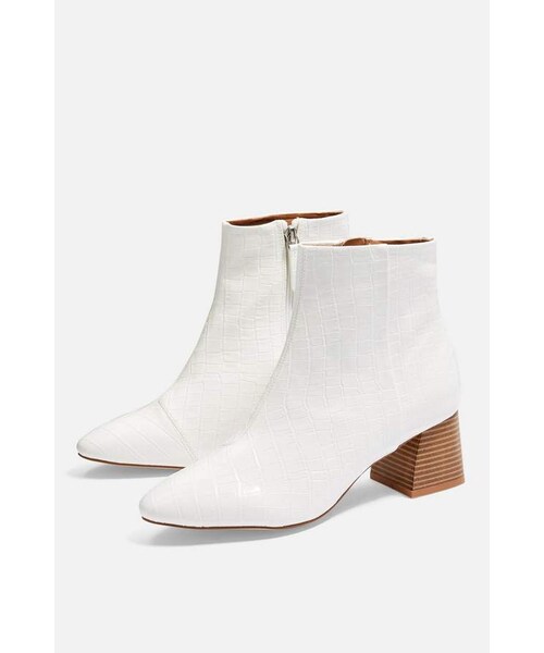 Topshop Babe Block Heel Boots 