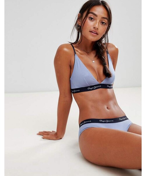 Pepe Jeans（ペペ ジーンズ）の「Pepe Jeans bra in bleach blue 