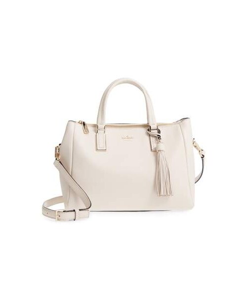 kate spade new york(ケイトスペード ニューヨーク)の「Kate Spade New York Kingston Drive - Alena Leather Satchel(ショルダーバッグ・レディース・White・One Size)」の1枚目の写真